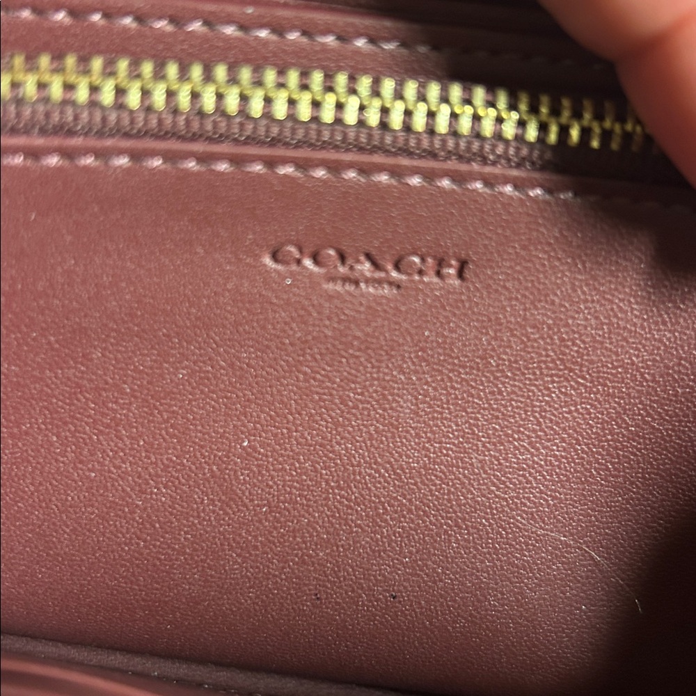 Coach Long Zip Around Wallet In Signature Canvas With Evergreen Floral Print - Picture 5 of 6